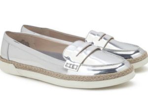 Nine West NWVERYCOLD3 Loafer For Women (Silver)