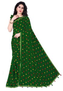 green-bandhni-saree