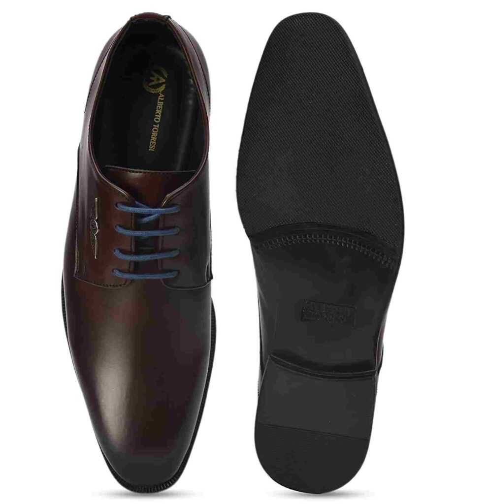 Shop Brown Formal Office Lace Up Shoes For Men - Fausto