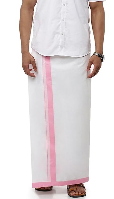 cotton-dhoti-with-pink-border
