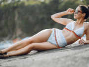 The Evolution of Bikini Fashion: From Retro to Modern Styles lady-in-bikini